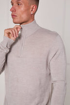 Half Zip Knit Jumper - Jumper - British D'sire