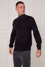 Half Zip Knit Jumper - Jumper - British D'sire
