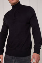Half Zip Knit Jumper - Jumper - British D'sire