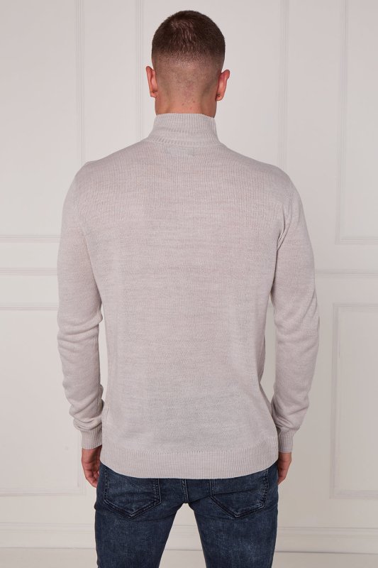 Half Zip Knit Jumper - Jumper - British D'sire