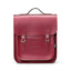 Handmade Leather City Backpack - Oxblood Red - Backpack - British D'sire