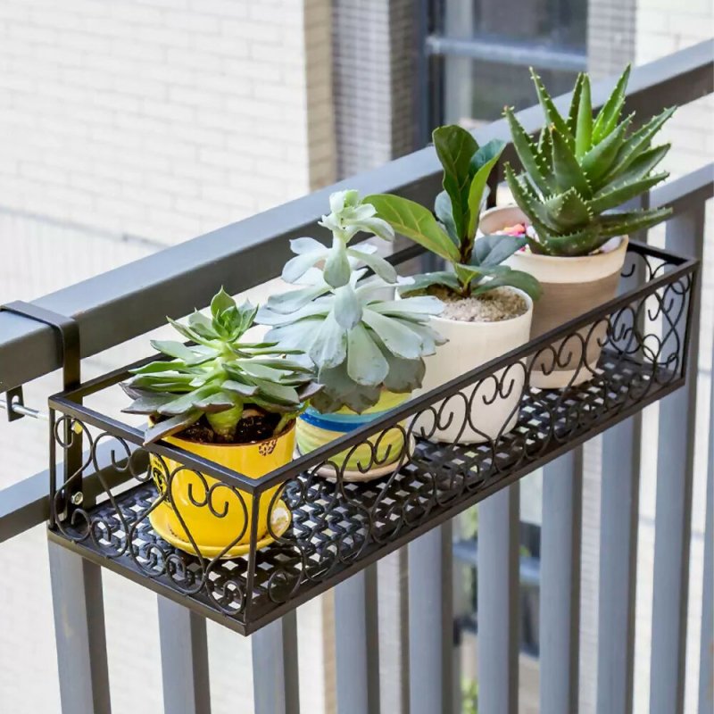 Hanging Railing Planter Flower Pot Holder - Flower Pot Holder - British D'sire