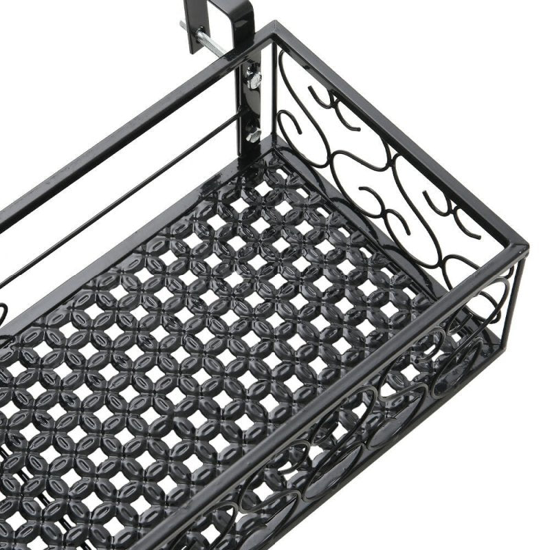 Hanging Railing Planter Flower Pot Holder - Flower Pot Holder - British D'sire