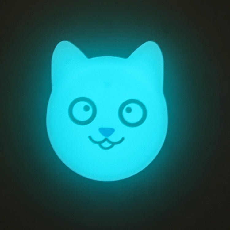 Hanhan Smile Cute Cartoon Pet Collar Anti - lost Tracker Silicone Case For AirTag(Fluorescent Blue) - British D'sire