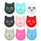 Hanhan Smile Cute Cartoon Pet Collar Anti - lost Tracker Silicone Case For AirTag(Fluorescent Blue) - British D'sire