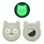 Hanhan Smile Cute Cartoon Pet Collar Anti - lost Tracker Silicone Case For AirTag(Fluorescent Green) - British D'sire