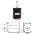 HANPOSE 17HS6401S 12V 1.7A 60mm 70N.cm 4 - lead Stepper Motor - British D'sire