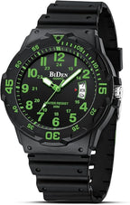 HANPOSH Mens Watches Analog Quartz Watches Men 50M Waterproof Watch Fashion Business Casual Mens Designer Watch with Date Wrist Watches for Man - Watches - British D'sire