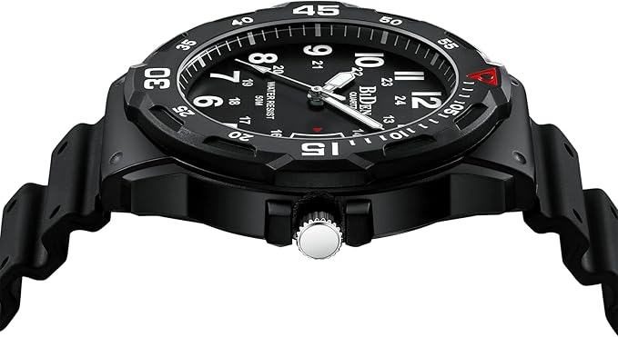 HANPOSH Mens Watches Analog Quartz Watches Men 50M Waterproof Watch Fashion Business Casual Mens Designer Watch with Date Wrist Watches for Man - Watches - British D'sire