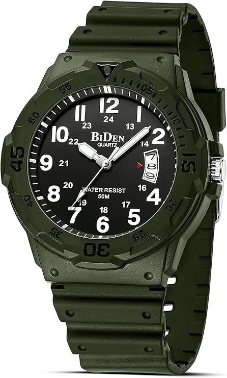 HANPOSH Mens Watches Analog Quartz Watches Men 50M Waterproof Watch Fashion Business Casual Mens Designer Watch with Date Wrist Watches for Man - Watches - British D'sire