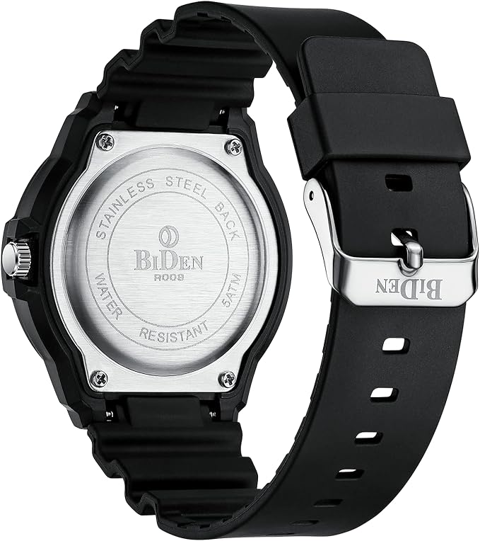 HANPOSH Mens Watches Analog Quartz Watches Men 50M Waterproof Watch Fashion Business Casual Mens Designer Watch with Date Wrist Watches for Man - Watches - British D'sire