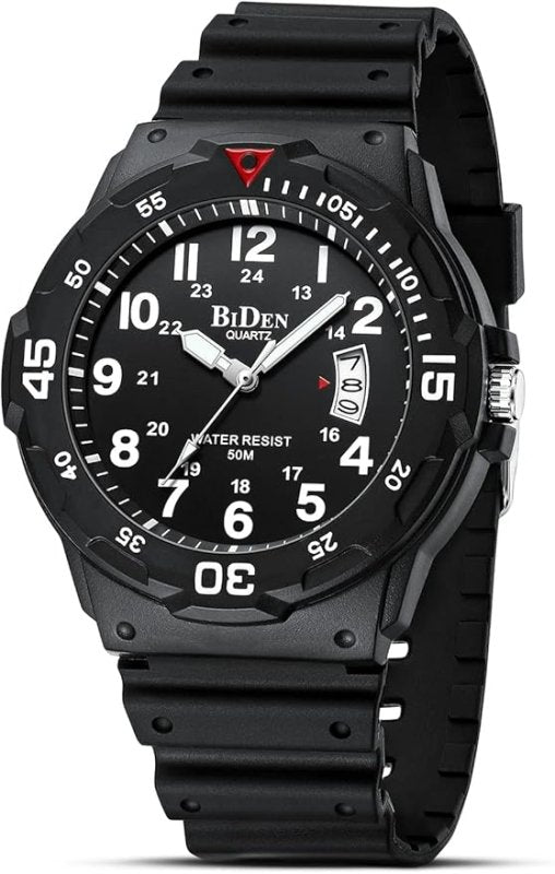 HANPOSH Mens Watches Analog Quartz Watches Men 50M Waterproof Watch Fashion Business Casual Mens Designer Watch with Date Wrist Watches for Man - Watches - British D'sire