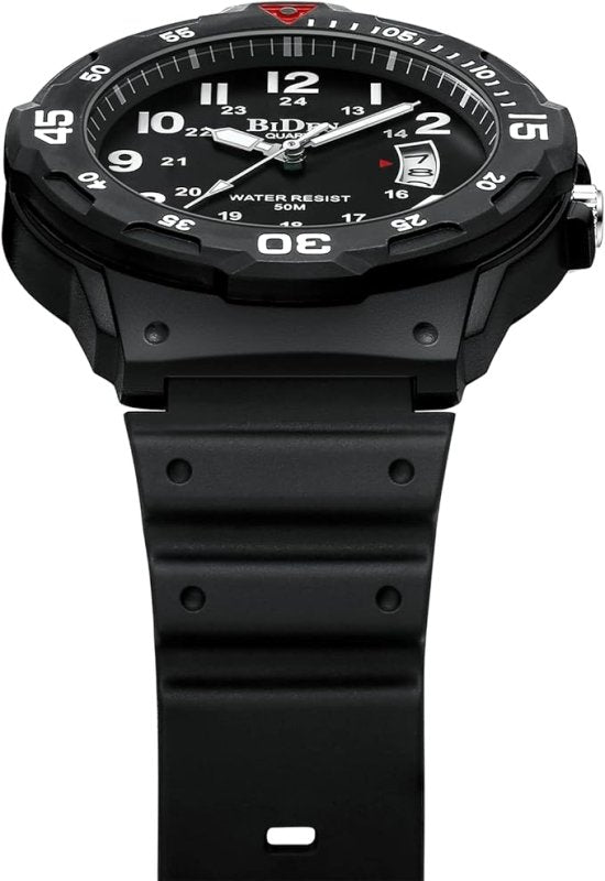 HANPOSH Mens Watches Analog Quartz Watches Men 50M Waterproof Watch Fashion Business Casual Mens Designer Watch with Date Wrist Watches for Man - Watches - British D'sire