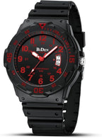 HANPOSH Mens Watches Analog Quartz Watches Men 50M Waterproof Watch Fashion Business Casual Mens Designer Watch with Date Wrist Watches for Man - Watches - British D'sire