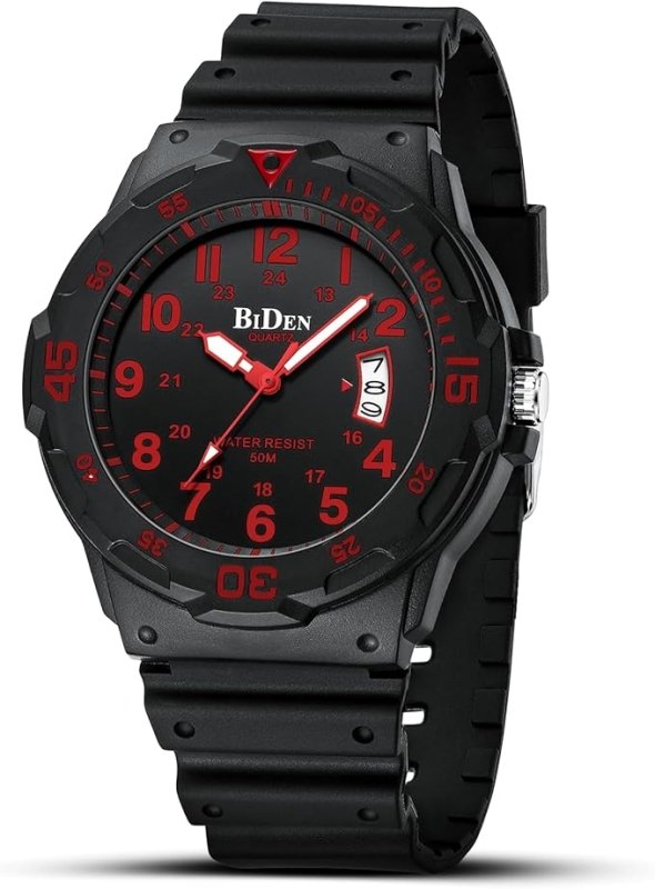 HANPOSH Mens Watches Analog Quartz Watches Men 50M Waterproof Watch Fashion Business Casual Mens Designer Watch with Date Wrist Watches for Man - Watches - British D'sire