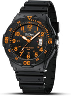 HANPOSH Mens Watches Analog Quartz Watches Men 50M Waterproof Watch Fashion Business Casual Mens Designer Watch with Date Wrist Watches for Man - Watches - British D'sire