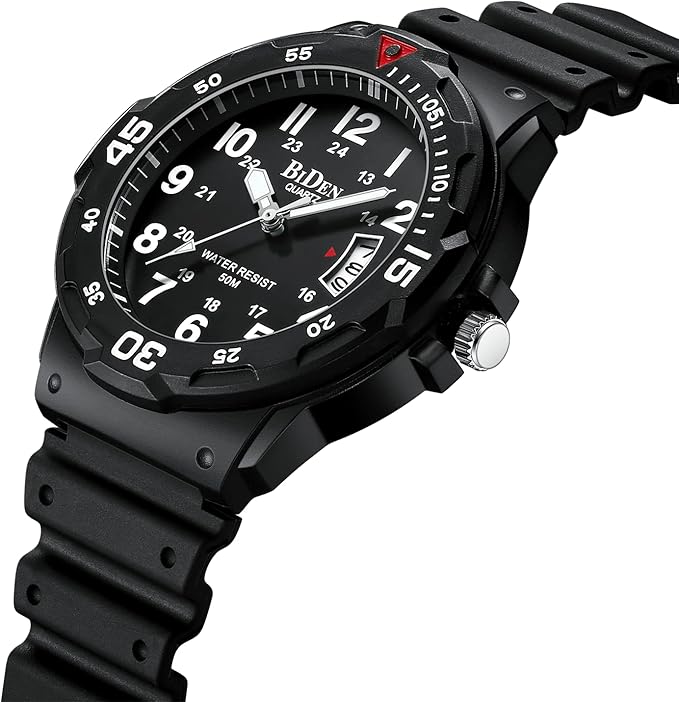 HANPOSH Mens Watches Analog Quartz Watches Men 50M Waterproof Watch Fashion Business Casual Mens Designer Watch with Date Wrist Watches for Man - Watches - British D'sire