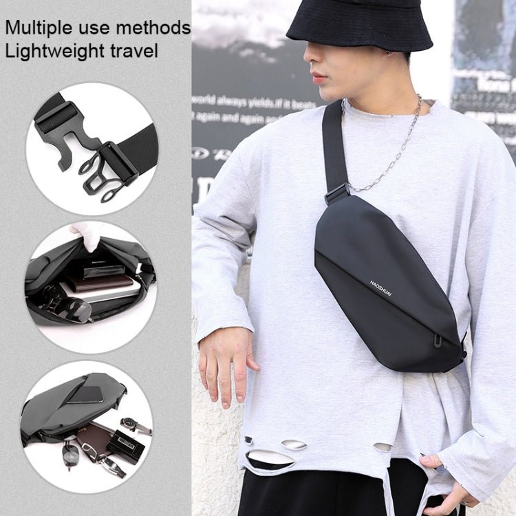 HAOSHUAI 1100-20 Men Waist Bag Outdoor Running Mobile Phone Bag(Black) Secondary image