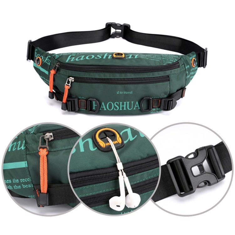 HAOSHUAI 5132 Outdoor Men Waist Bag Sports Running Chest Bag(Camouflage) - British D'sire