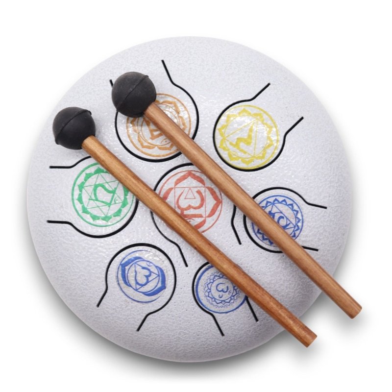 Hapi Drum 7 Chakra - 18cm - Steel Tongue Happy Drums - British D'sire Main image