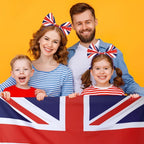 Happyyami Union Jack Hairbands – 2‑Pack British Flag - Headbands - British D'sire