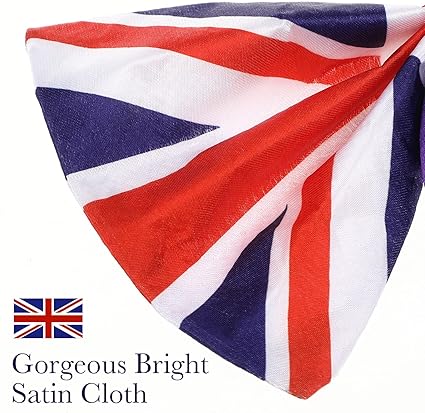 Happyyami Union Jack Hairbands – 2‑Pack British Flag - Headbands - British D'sire