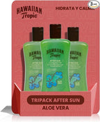 Hawaiian Tropic After Sun Gel Cooling Aloe - Aloe Vera After Sun Gel for, Refreshing Lotion, Pack 3 Units x 200 ml - British D'sire