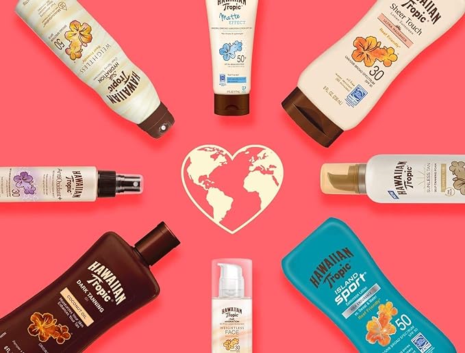 Hawaiian Tropic After Sun Gel Cooling Aloe - Aloe Vera After Sun Gel for, Refreshing Lotion, Pack 3 Units x 200 ml - British D'sire