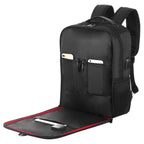 HAWEEL 14W Solar Panel Power Backpack Laptop Bag with Handle and 5V / 2.1A Max USB Charging Port(Black) - British D'sire