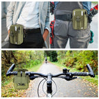 HAWEEL Hiking Belt Waist Bag Outdoor Sport Motorcycle Bag 7.0 inch Phone Pouch (Army Green) - British D'sire