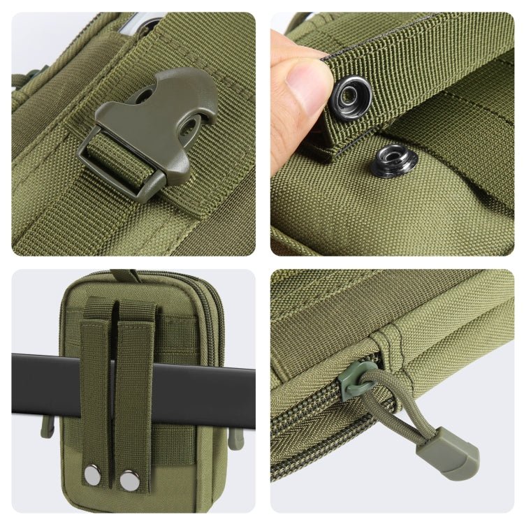 HAWEEL Hiking Belt Waist Bag Outdoor Sport Motorcycle Bag 7.0 inch Phone Pouch (Army Green) - British D'sire