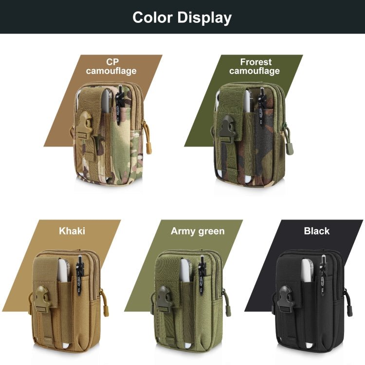 HAWEEL Hiking Belt Waist Bag Outdoor Sport Motorcycle Bag 7.0 inch Phone Pouch (Jungle Camouflage) - British D'sire