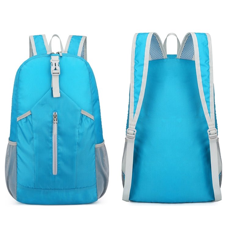 HAWEEL Hiking Portable Foldable Backpack Large Capacity Shoulders Bag (Blue) Secondary image