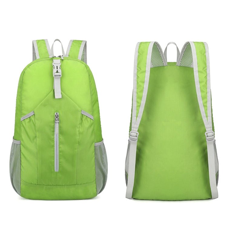 HAWEEL Hiking Portable Foldable Backpack Large Capacity Shoulders Bag (Green) - backpack - British D'sire