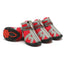 HCPET A1703 Pet Non - Slip Wear - Resistant Shoes Puppy Feet Cover, Size: Number 5(Breathable Red) - British D'sire