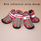 HCPET A1703 Pet Non - Slip Wear - Resistant Shoes Puppy Feet Cover, Size: Number 5(Waterproof Green) - British D'sire