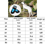 HCPET Dog Non - Slip Wear - Resistant Rain Boots Pet Outdoor Waterproof Shoes, Size: 8(Orange) - British D'sire