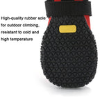 HCPET Non - Slip Wear - Resistant Pet Shoes Four Seasons Breathable Dog Shoes, Size: 6(Black) - British D'sire