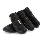 HCPET Non - Slip Wear - Resistant Pet Shoes Four Seasons Breathable Dog Shoes, Size: 6(Black) - British D'sire