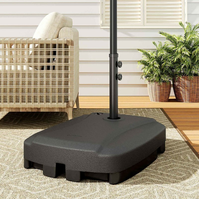 HDPE Water and Sand Filled Freestanding Parasol Base with Wheels Secondary image