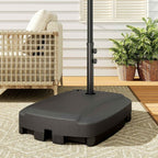 HDPE Water and Sand Filled Freestanding Parasol Base with Wheels - Parasol Base - British D'sire