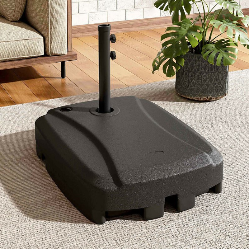 HDPE Water and Sand Filled Freestanding Parasol Base with Wheels - Parasol Base - British D'sire