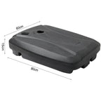 HDPE Water and Sand Filled Freestanding Parasol Base with Wheels - Parasol Base - British D'sire