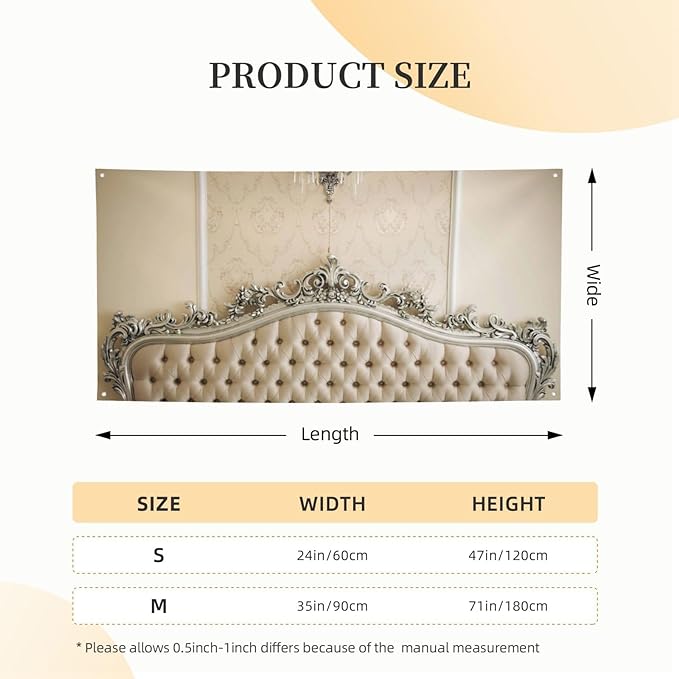 Headboard Backdrop Banner Party Decor Backdrop Banner Themed Party Photography Background Decorations Banner Birthday Party Supplies Favors Wall Decor Banner 47 x 24 Inch - British D'sire