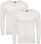 Heatwave® Pack of 2 Men's Thermal Long Sleeve Top, Warm Underwear Baselayer - Men's T-Shirts & Shirts - British D'sire