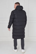 Heavyweight Longline Puffer Coat – Black - Coat - British D'sire