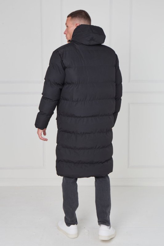 Heavyweight Longline Puffer Coat – Black - Coat - British D'sire