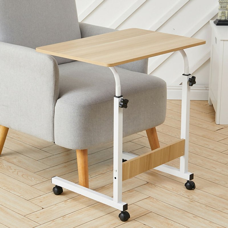 Height Adjustable Mobile Table Overbed Desk with Wheels - Table - British D'sire