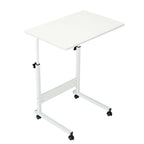 Height Adjustable Mobile Table Overbed Desk with Wheels - Table - British D'sire