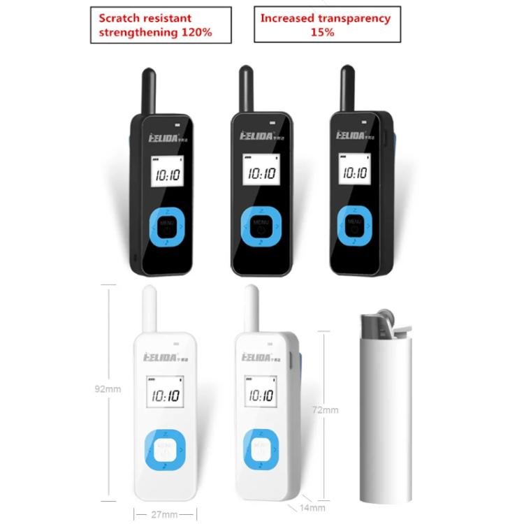 HELIDA T - M1 Mini Portable Rechargeable Two - Way Radio 22 Channels Compact Walkie Talkie EU Plug White - British D'sire